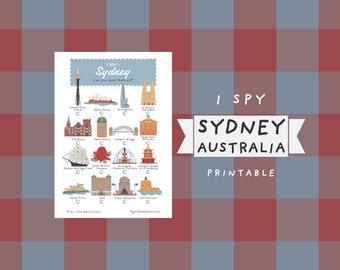 iSpy SYDNEY スカベンジャーハント ～子供と大人向けの印刷可能な旅行アクティビティ