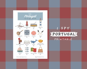 iSpy ポルトガル 宝探しゲーム ~ 子供と大人向けの印刷可能な旅行アクティビティ