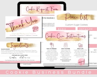 Cookie Business Templates Bundle | Canva & Google Forms (Digital Download)