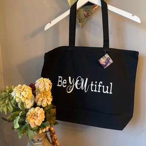 Cotton Canvas Tote Large Gusseted