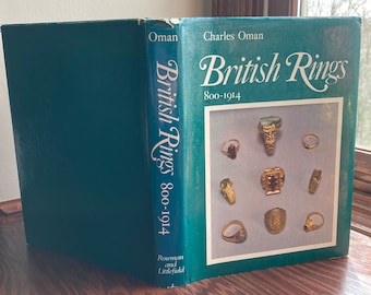 RARE Jewelry History Reference Book—British Rings 800-1914–Charles Oman