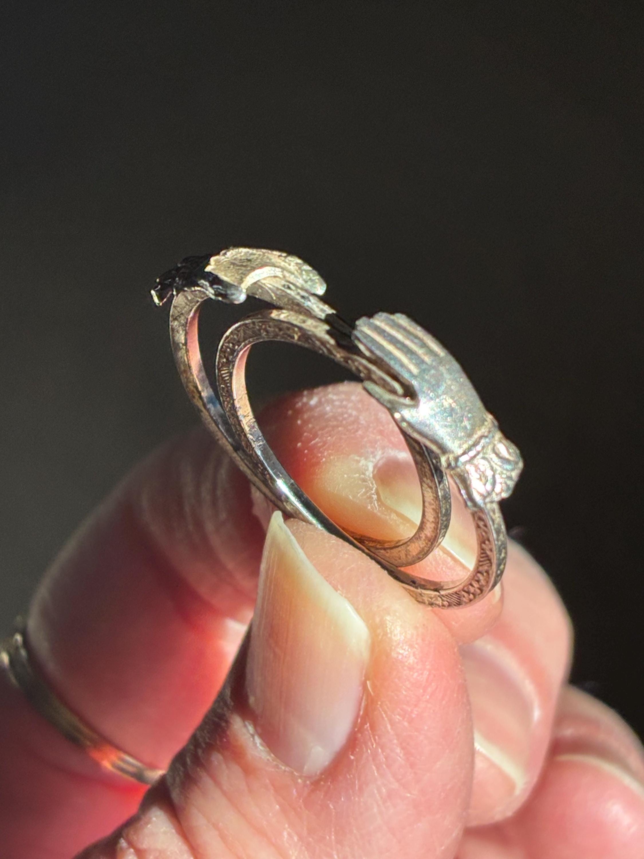 Antique gimmel ring - Etsy 日本