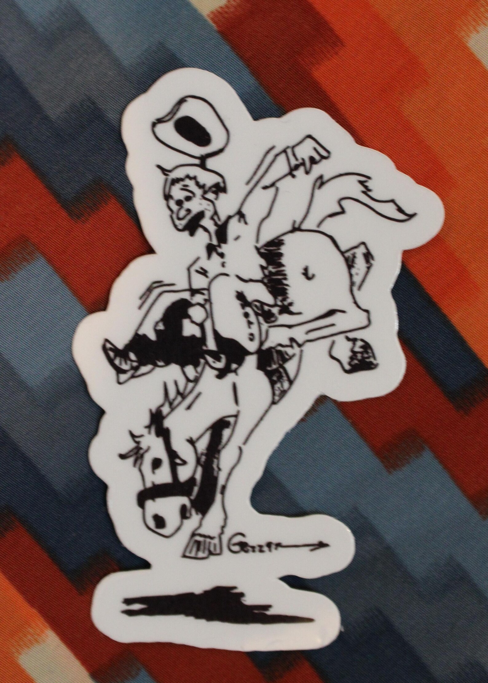 Fun Western Rodeo Stickers Horse Cow Bull Cowboy - Etsy