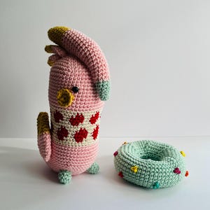 Luna Cockatoo --stuffed cuddly animal