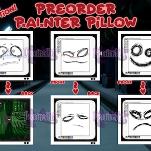 Roblox pressure painter pillow plush
