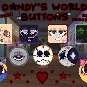 Roblox dandy’s world button pins