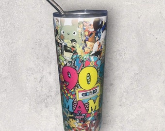 90s Mama 20 oz Skinny Tumbler