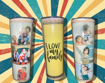 Spersonalizowany kubek ze zdjęciem 20 oz Skinny Tumbler
