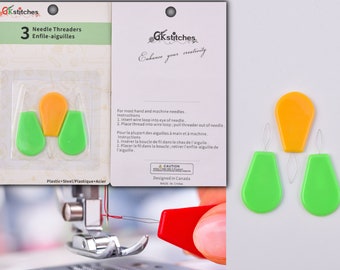 Enhebradores de agujas, Enhebrador de agujas DIY, Enhebrador de agujas de bordar, Herramienta de inserción de puntadas para máquina de coser, Enhebrador de bordado, Herramientas de costura