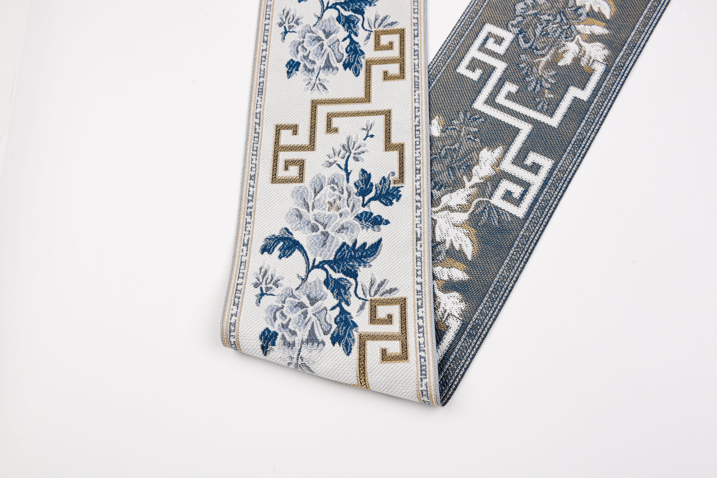 Curtain & Upholstery Webbing Trim Ribbon 120mm , 10yards Pack, Tapestry ...