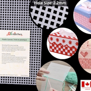 Plastic Canvas, Plastic Mesh Sheet, 1 unit canvas sheet, Needlepoint Canvas, Mesh Sheets Cross Stitch,  Beginner Canvas, Embroidery Crafting