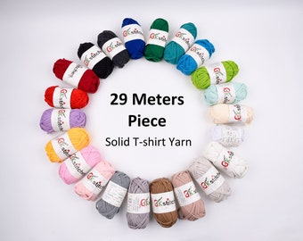 (に)Tシャツヤーン　No.29 ソリッドTシャツヤーン - 29メートル - Etsy 日本