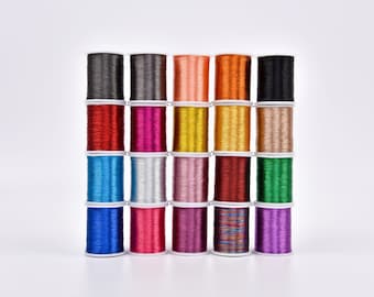 Metallic Embroidery Floss: Shimmer String, Decorative Stitching