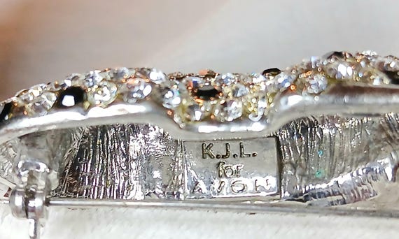 Rare Kenneth J Lane crystal leopard brooch - image 7