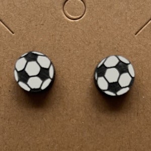 Soccer Ball Earrings