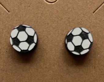 Soccer Ball Earrings