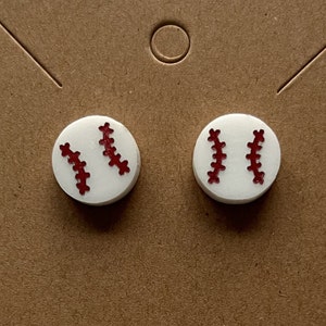Baseball Earrings