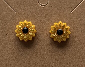 Sunflower Stud Earrings