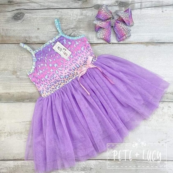 Pastel Jungle Tulle Dress by Pete and Lucy | Etsy
