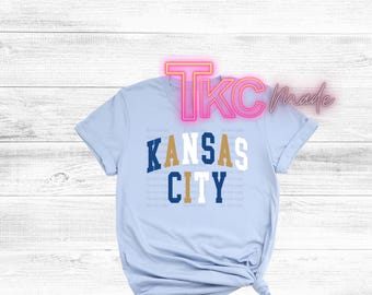 KC Baseball shirt| Glitter Unisex Tee | Kansas City | Retro | Comfort Colors