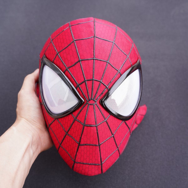 máscara Amazing Spider-Man fiesta de carnaval Navidad máscara facial completa Accesorios de disfraces de Halloween Cascos, Usable