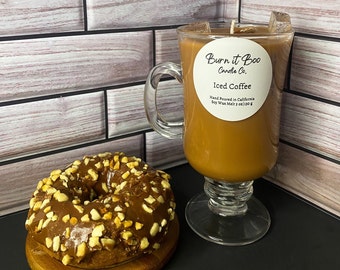 Iced Coffee Candle | Scented Candles | Non-toxic Soy Candle