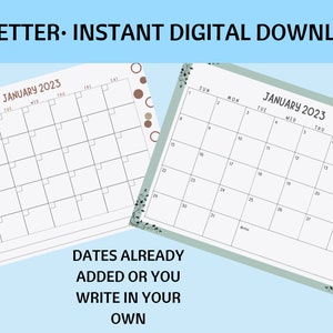 10 January Calendars Printable image 2