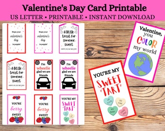 Valentine's Day Cards/Tags Printable