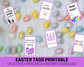 Etichette regalo di Pasqua stampabili (PDF)