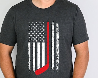 USA Hockey Shirt, Hockey Shirt, Sport Lover Shirt, Hockey Girl, Hockey Mom, Gift For Her, Hockey Lover Tee, Game Day Shirt, USA Shirt