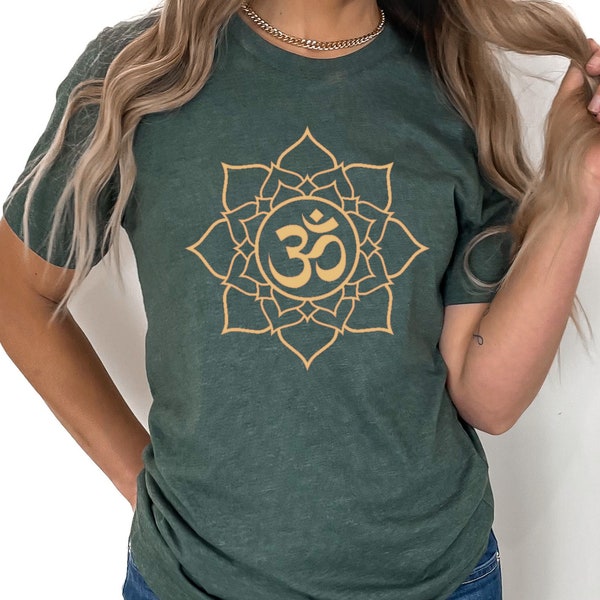 Om Shirt, Breath Shirt, Yoga Shirt, Yoga Gift, Zen Tee, Zen Shirt, Yoga Lover Shirt, Meditation Om Sign shirt, Ohm Devanagari Symbol Shirt