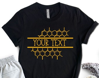 Custom Beekeepers  Shirt, Custom  Farmer Shirt, Gift for Bee Lover, Honeycomb Shirt, Bee Environment Shirt, Honey Seller Shirt