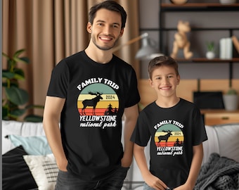 Yellowstone Family Trip 2024 Shirt, Yellowstone Shirt, Family Summer Vacation Shirts, Yellowstone Vacation Shirt, Yellowstone National Park
