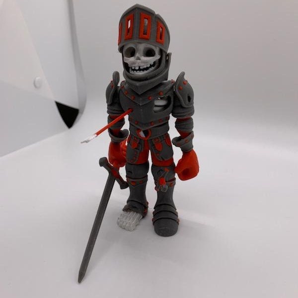 Articulated Skeleton Knight by Flexi Factory