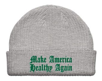 Make America Healthy Again #MAHA Fisherman beanie