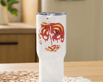 Tiger Lantern MJTank Logo Travel mug with a handle