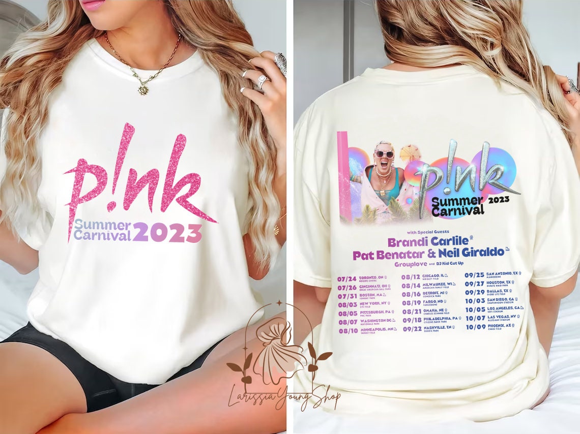 Pink Summer Carnival 2023 Tour Shirt, P!nk Shirt, Pink Concert Shirt — free download