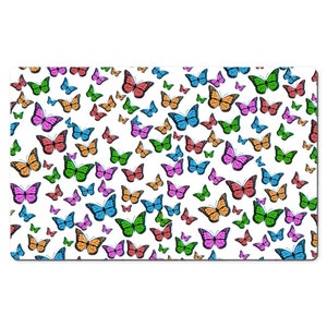 Butterfly Art Print Desk Mat: Boho Desk Accessory