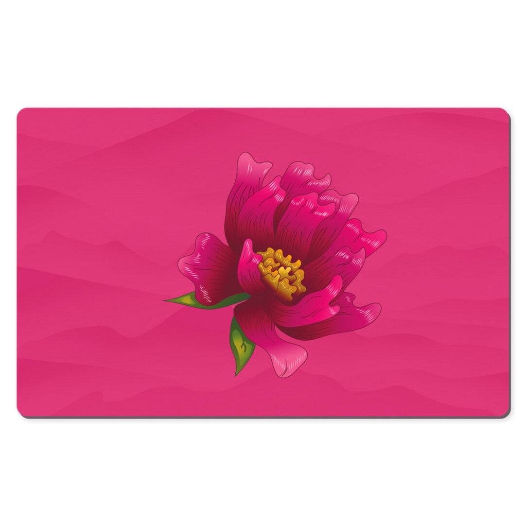 Pink Print Mat Oversized Desk Mat Cute Pink Extra Large and Small - Etsy