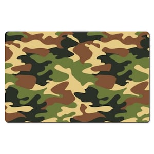 Military Colors Print Desk Mat, Good Home Office Desk Mat