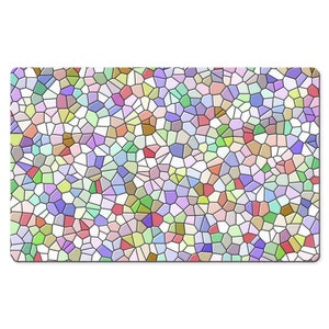 Mosaic Colored Stones Tiles Desk Mat
