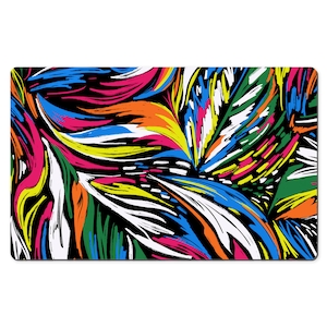 Tropische Monstera Muster Blätter Aquarell Natur Design Schreibtischunterlage