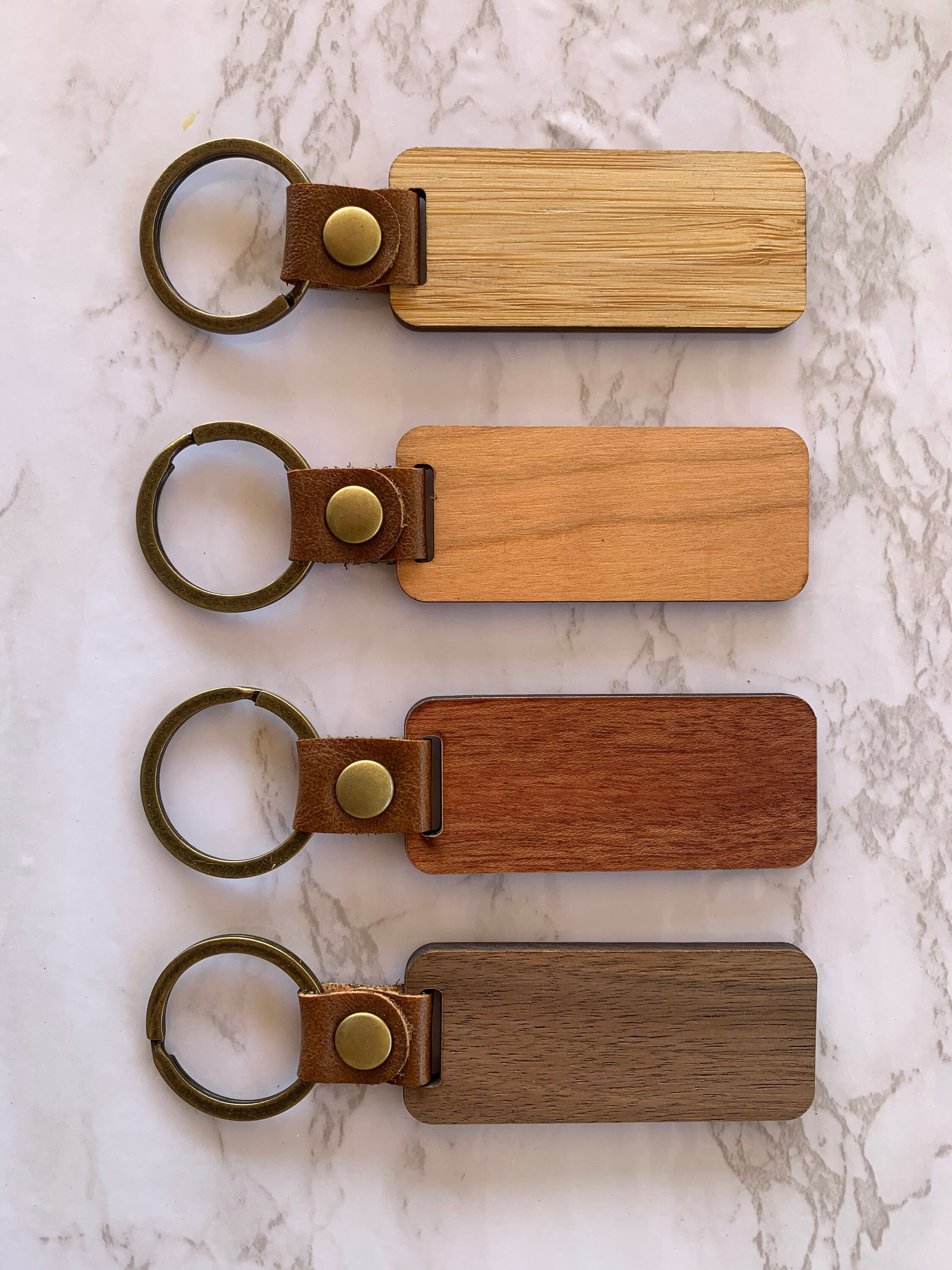 Personalized Wooden Keychain - Etsy