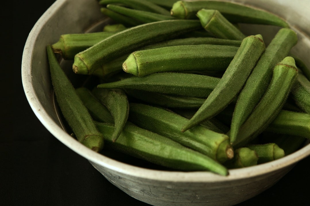 Clemson Spineless Okra Seeds minimum 20 Seeds Abelmoschus Esculentus