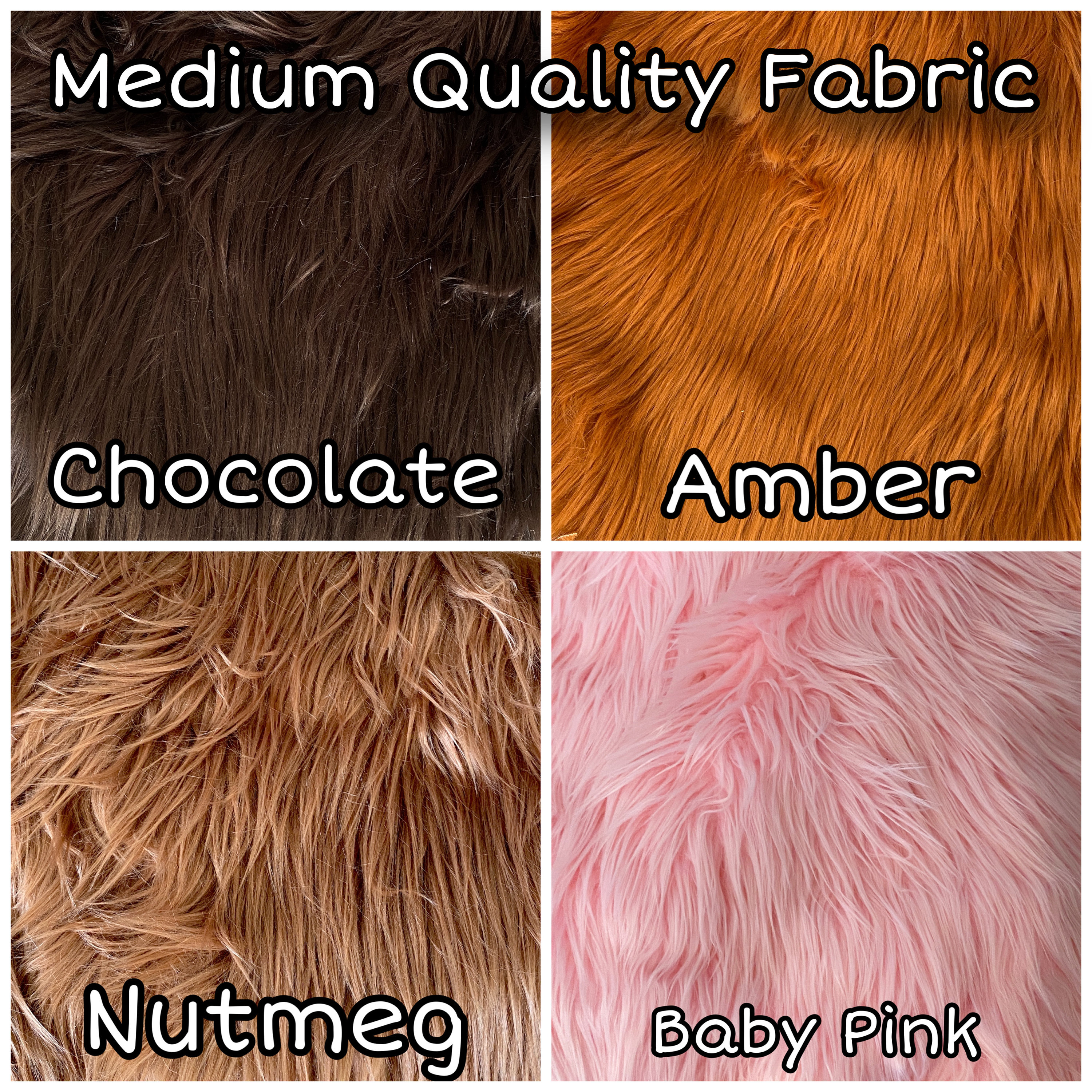 Brown Luxury Shag Faux Fur | Howl Fabric