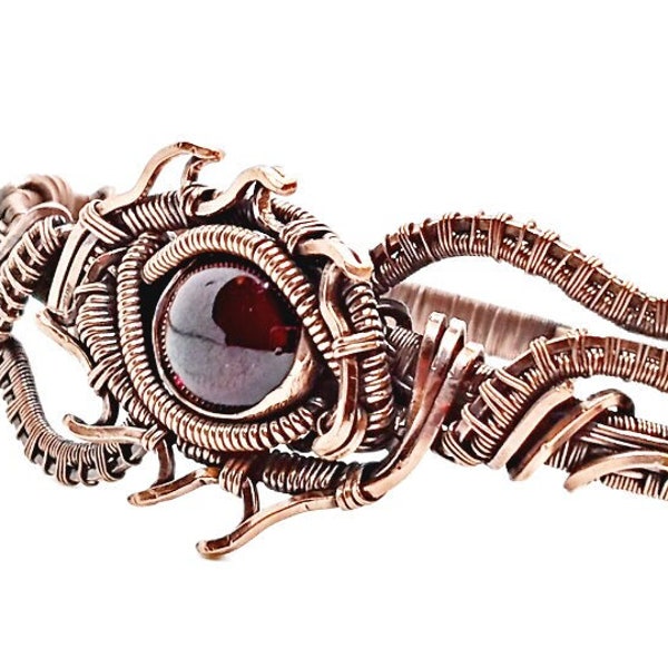 Smaug cuff bracelet Wire wrapping and weaving tutorial two free bracelet band pattern tutorials