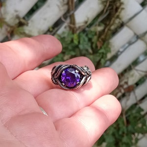 Wire wrapping tutorial for "The stary night ring" ring start to finnish, instant download