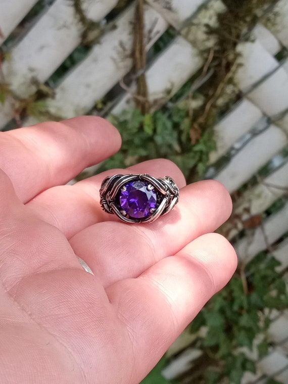 Wire wrapping tutorial for "The starry night ring" ring start to finish, instant download