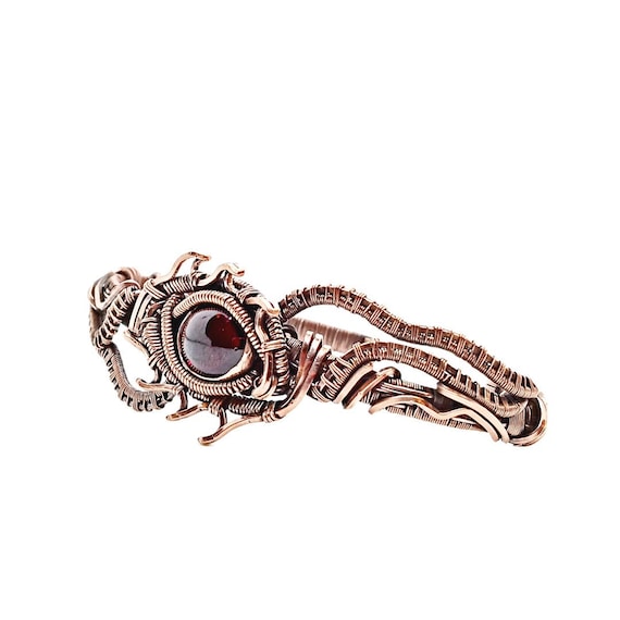 Smaug cuff bracelet Wire wrapping and weaving tutorial two free bracelet band pattern tutorials