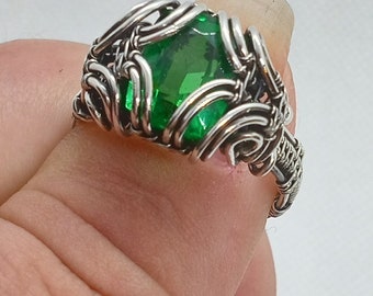 Wire weaving tutorial, ring setting, "The Verdell ring" Instant download!!